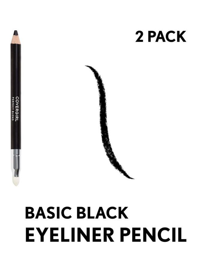 2-Piece Perfect Blend Eyeliner Pencil Basic Black