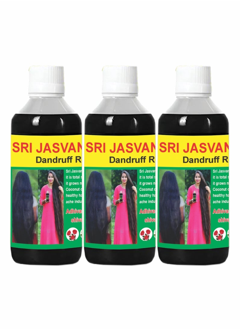 Natural Adivasi Hair Oil – Traditional Ayurvedic Solution, 500ml Pack Of 3