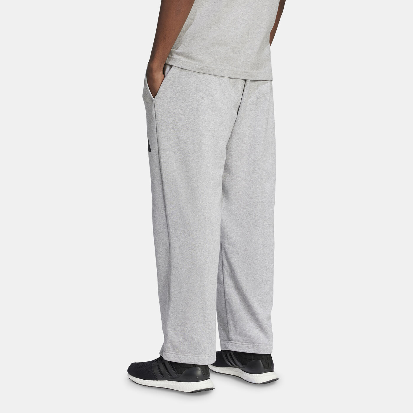 Men's Essentials Logo Wide-Leg Joggers