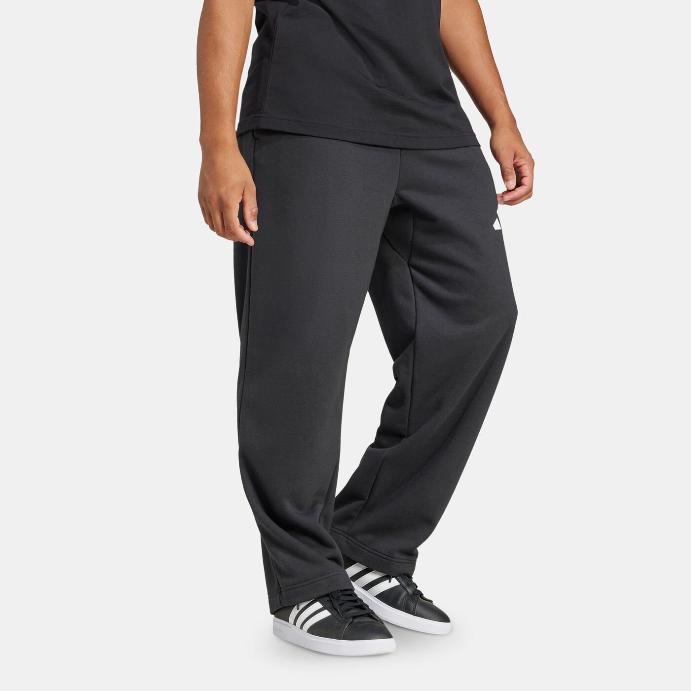 Men's Essentials Logo Wide-Leg Joggers