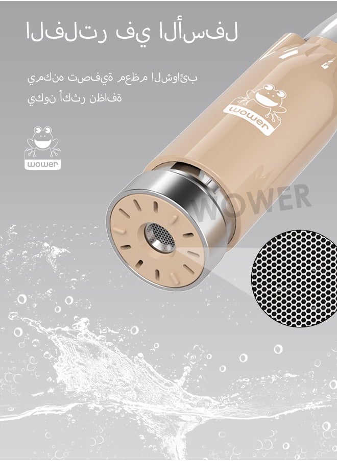 WOWER 2025 NEW  Portable Shower 2200mAh IPX8 Waterproof Rechargeable Camping  Shower with Intelligent LED Display , 6ft Hose, Electric shower with 2M hose Shower for Camping Travel Outdoor Beach, Swimming, Pet, Camping, Hiking, Picnic