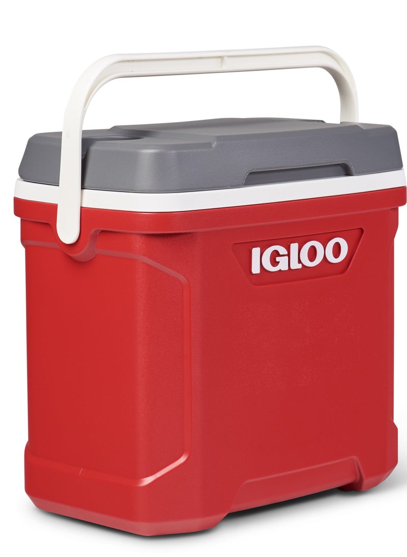 00050334-Igloo-Latitude 30 Cooler Box - Industrial Red /Meteorite