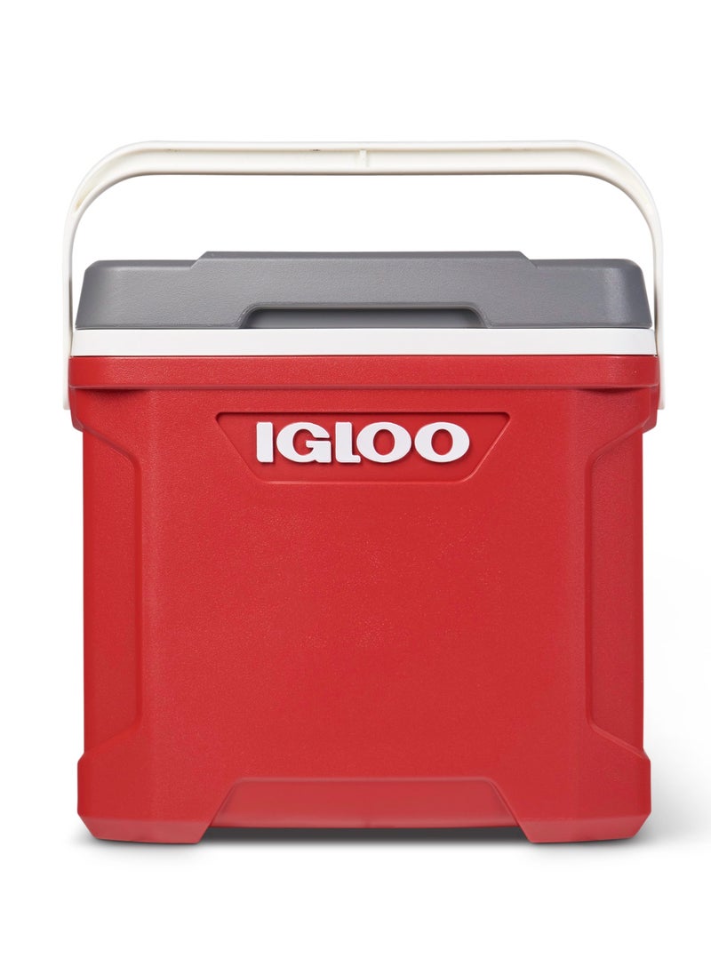 00050334-Igloo-Latitude 30 Cooler Box - Industrial Red /Meteorite