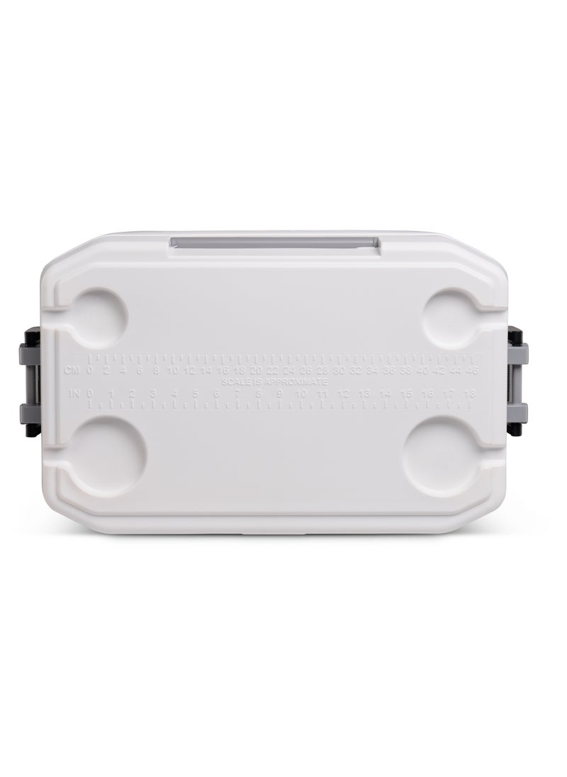 Igloo-Latitude Marine Ultra 54 Cooler Box - White / Moonscape Gray