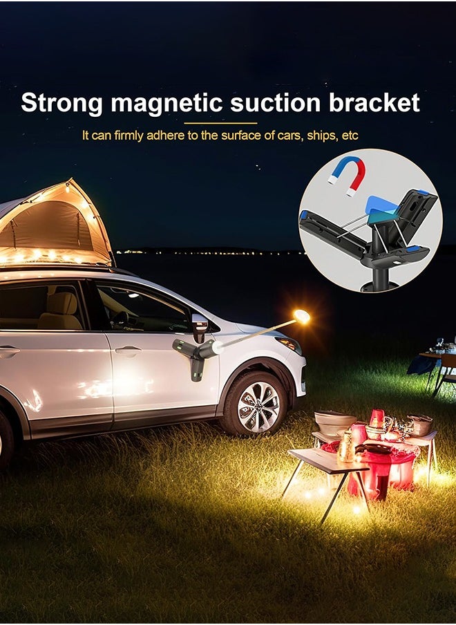 Telescopic Camping Light Rechargeable Fishing Lantern Dimming Night Atmosphere Light Emergency Light for Power Failure 10000mAh