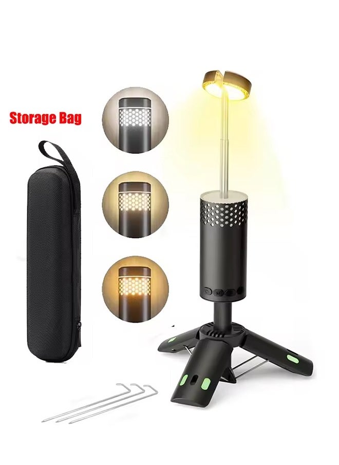 Telescopic Camping Light Rechargeable Fishing Lantern Dimming Night Atmosphere Light Emergency Light for Power Failure 10000mAh