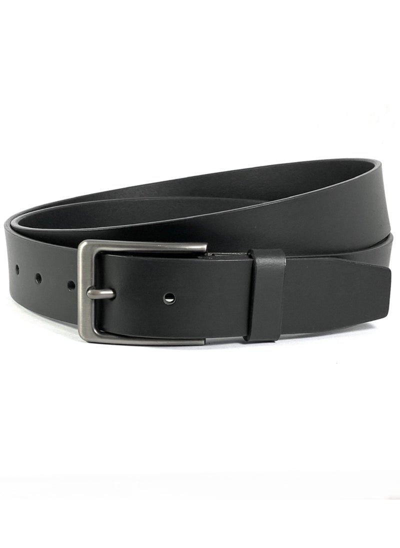 Classic Milano Genuine Leather Belt for Men – Formal & Semi-Casual Men's Belts | Stylish Party Wear Man Belt | Durable Leather Belt for Casual Outfits & Gifts