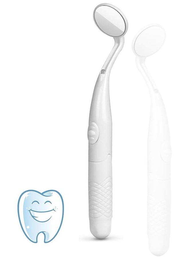 Dental Mirror with Light, Teeth Inspection LED Mirror, Anti-Fog Mouth Mirror, Dentist Oral Care Tool