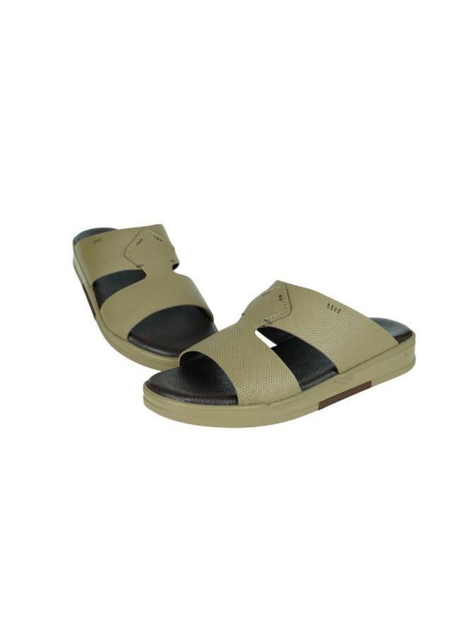 008-3665 Barjeel Uno Mens Arabic Sandals MSA134 Stone