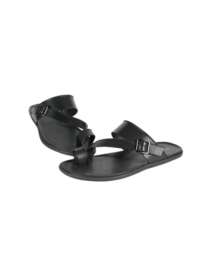 008-3425 Barjeel Uno Mens Arabic Sandals 8016125 Black