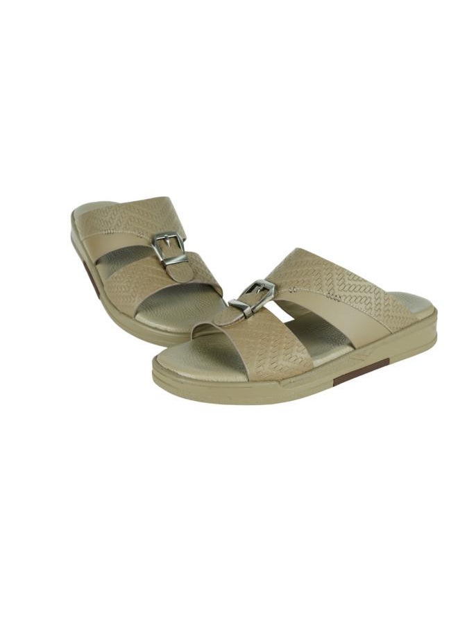 008-3593 Barjeel Uno Mens Arabic Sandals B120 Stone