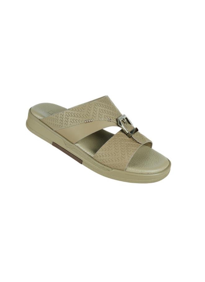 008-3593 Barjeel Uno Mens Arabic Sandals B120 Stone