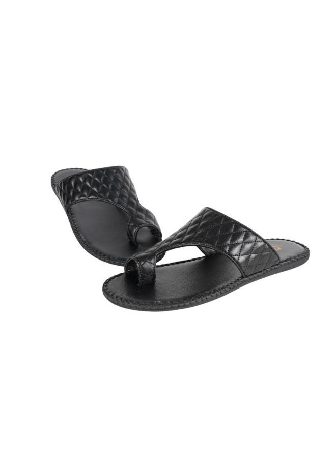 008-3434 Barjeel Uno Mens Arabic Sandals 201905-12 Black