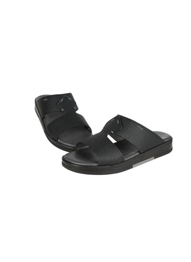 008-3663 Barjeel Uno Mens Arabic Sandals MSA134 Black