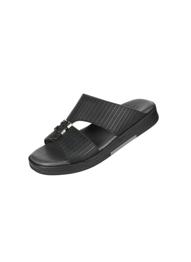 008-3654 Barjeel Uno Mens Arabic Sandals MSA133 Black