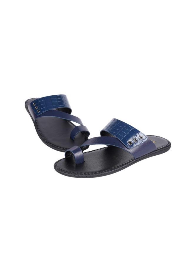 008-3445 Barjeel Uno Mens Arabic Sandals 339903 Blue