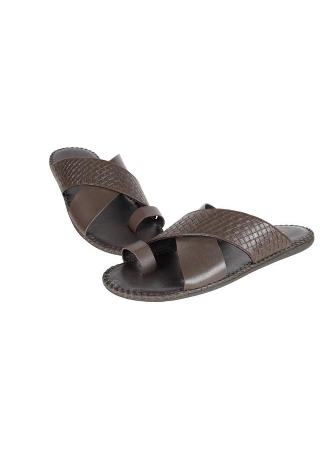 008-3438 Barjeel Uno Mens Arabic Sandals 1560-2 Coffee