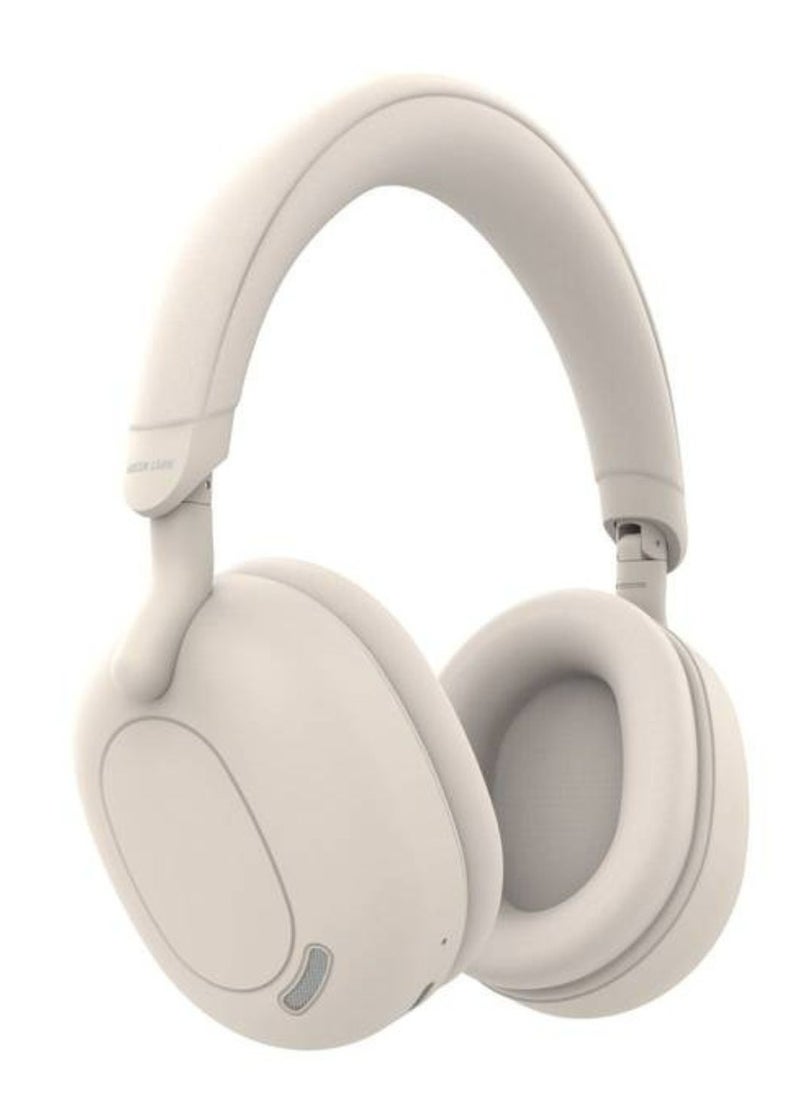 Sunstone Headphones, 10 m Working Distance, AUX Support, 36 Hours Bluetooth Playing Time, 300 mAh Battery, Beige