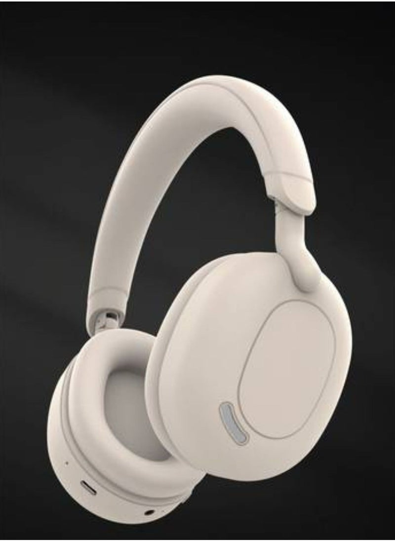 Sunstone Headphones, 10 m Working Distance, AUX Support, 36 Hours Bluetooth Playing Time, 300 mAh Battery, Beige