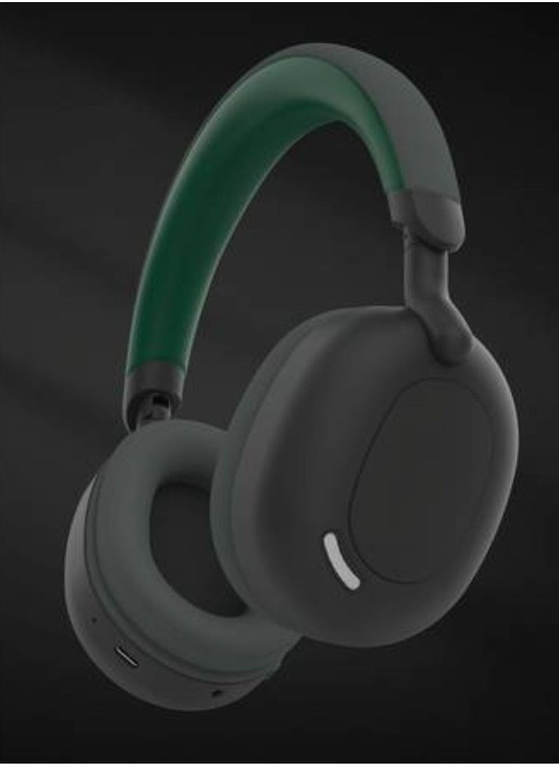 Sunstone Headphones, 10 m Working Distance, AUX Support, 36 Hours Bluetooth Playing Time, 300 mAh Battery, Black / Green