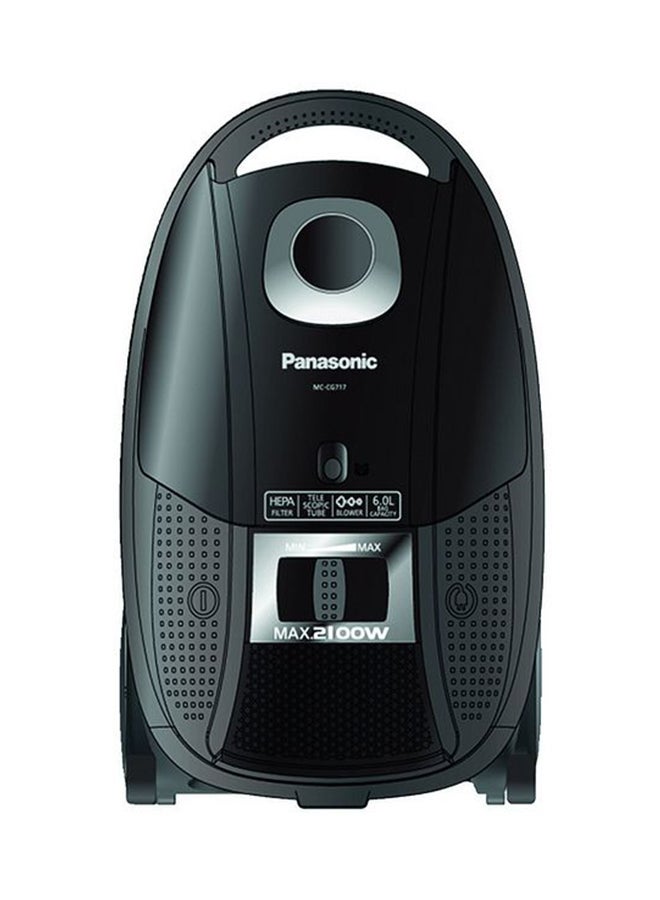 Canister Vacuum Cleaner 4 L 2100 W MC-CG715 Black