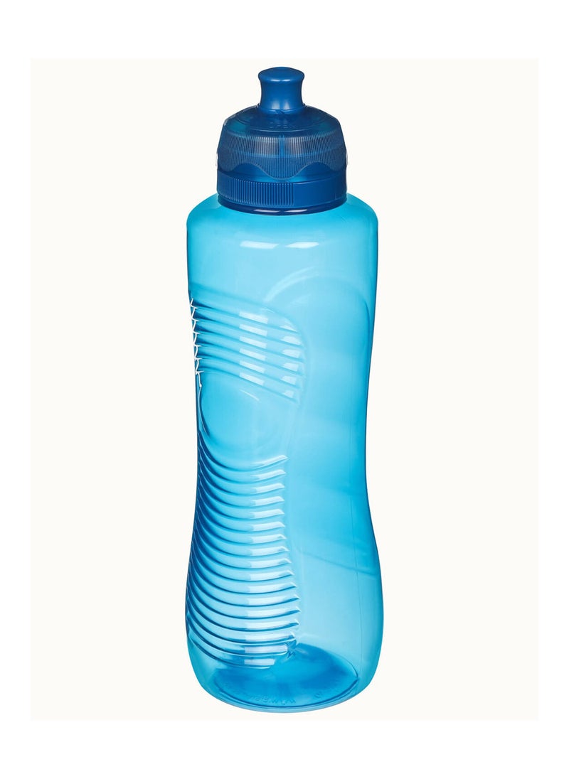 Sistema 800ml Gripper Bottle (Blue): Leakproof & BPA-Free- Large Capacity, Perfect for On-the-Go - Easy Grip & Portable , Made In New Zealand