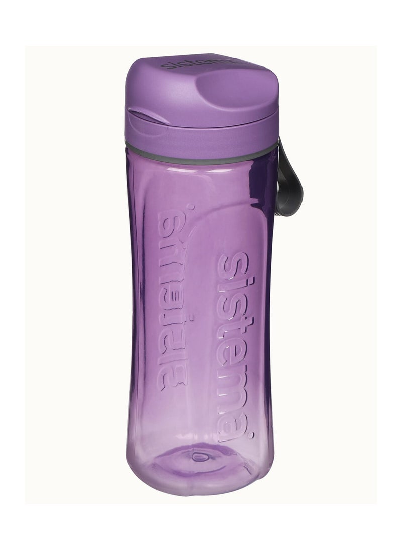 Sistema 600ml Tritan Swift Bottle (Purple): Lightweight & Durable - Great for Gym & Fitness Activities - Leakproof, BPA-Free & Easy to Clean , Made In New Zealand