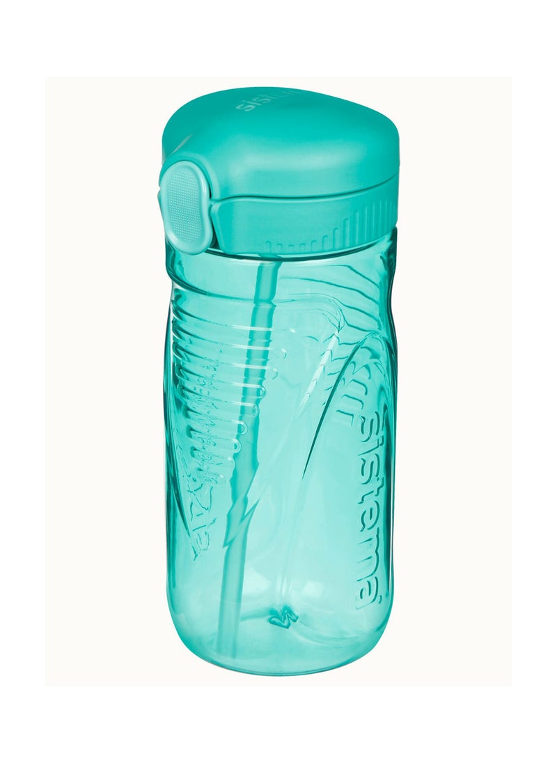 Sistema 520ml Tritan Bottle (Green): Lightweight & Compact (Ideal for On-the-Go) BPA-Free & Leakproof , Made In New Zealand