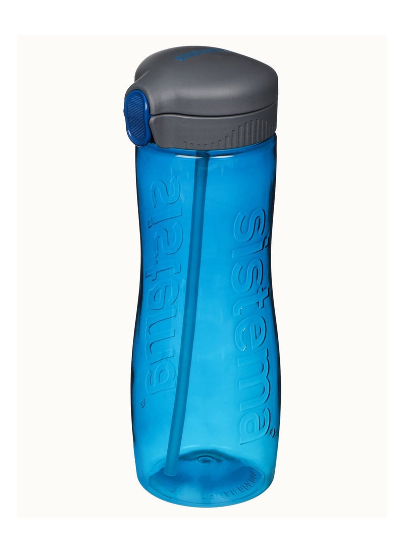 Sistema 800ml Tritan Bottle (Blue): Lightweight & Compact (Ideal for On-the-Go) BPA-Free & Leakproof , Made In New Zealand