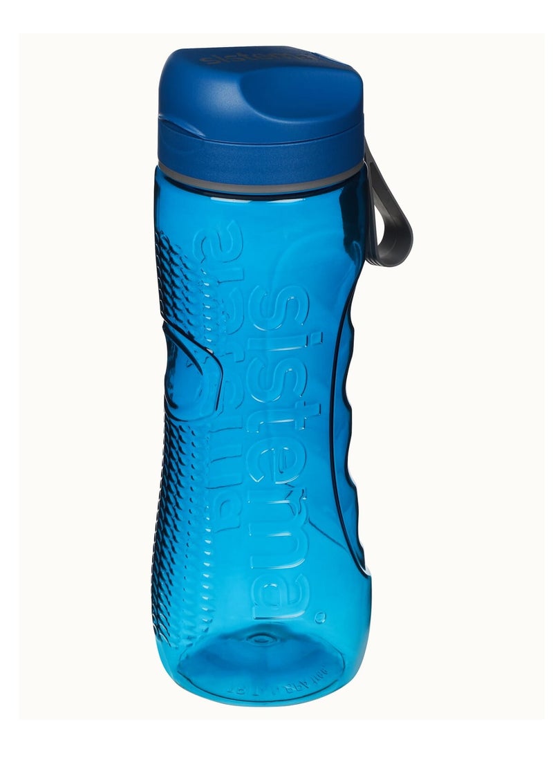 Sistema 800ml Tritan Active Bottle (Blue): Leakproof & Durable - Perfect for On-the-Go - BPA-Free & Reusable  , Made In New Zealand