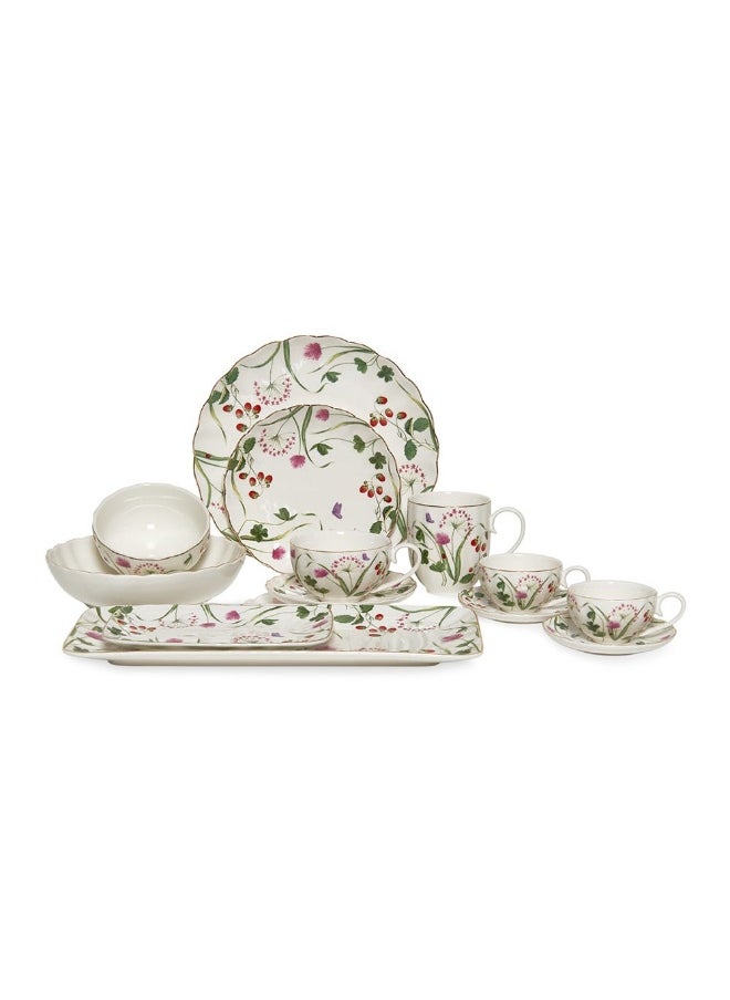 Plein 2- Pieces Cup And Saucer Set, Multicolour - 100Ml