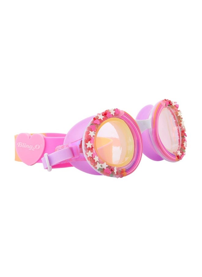 Pink Berry Cupcake Sprinkles Swim Goggle