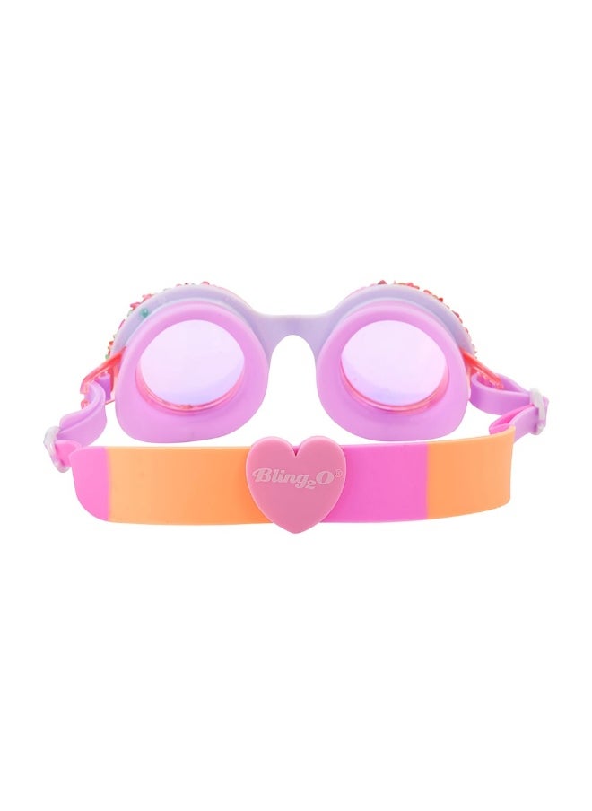 Pink Berry Cupcake Sprinkles Swim Goggle