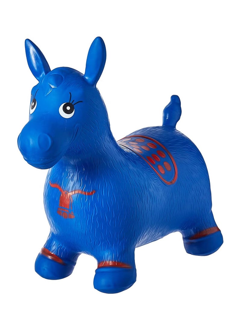 Blue Horse Inflatable Space Bouncer for Kids