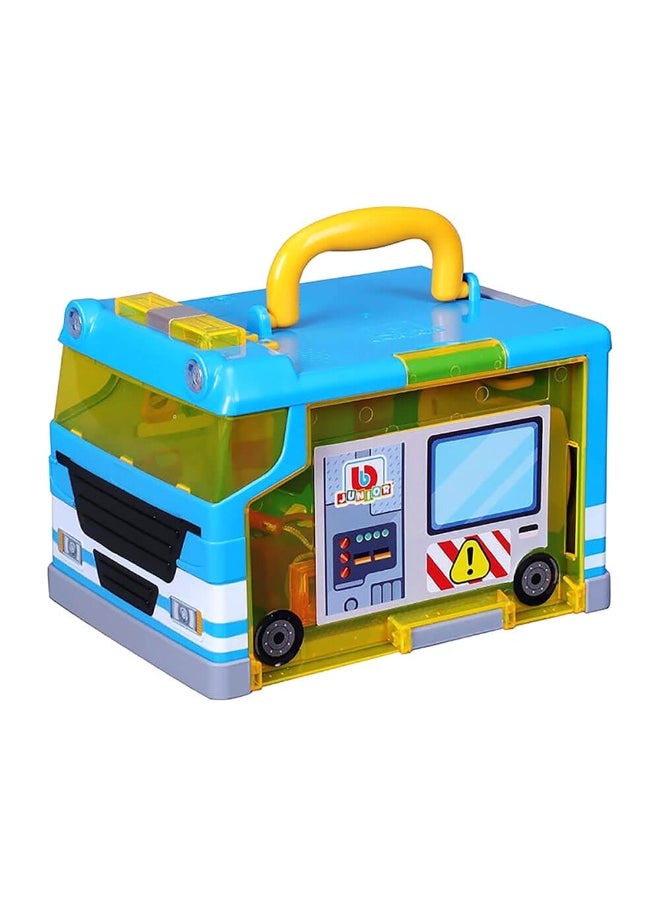 My 1St Carry Along Garage Playset (Blue)