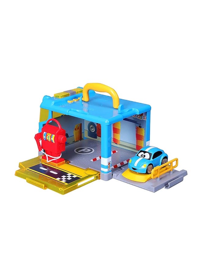 My 1St Carry Along Garage Playset (Blue)