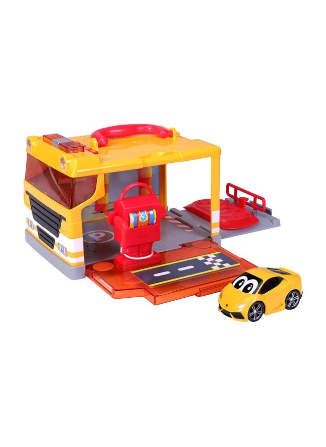 My 1St Carry Along Garage Playset (Yellow)