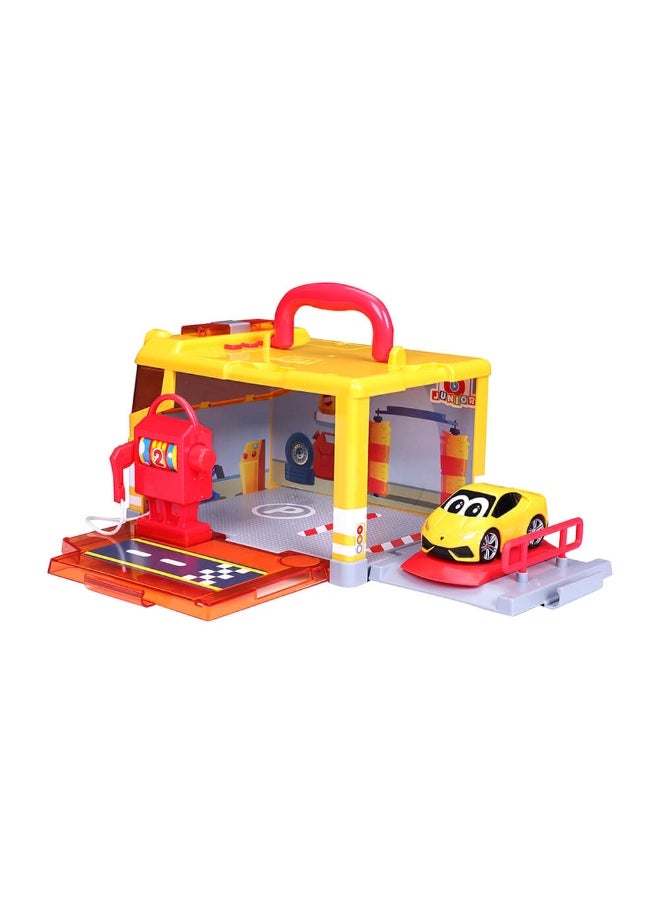 My 1St Carry Along Garage Playset (Yellow)