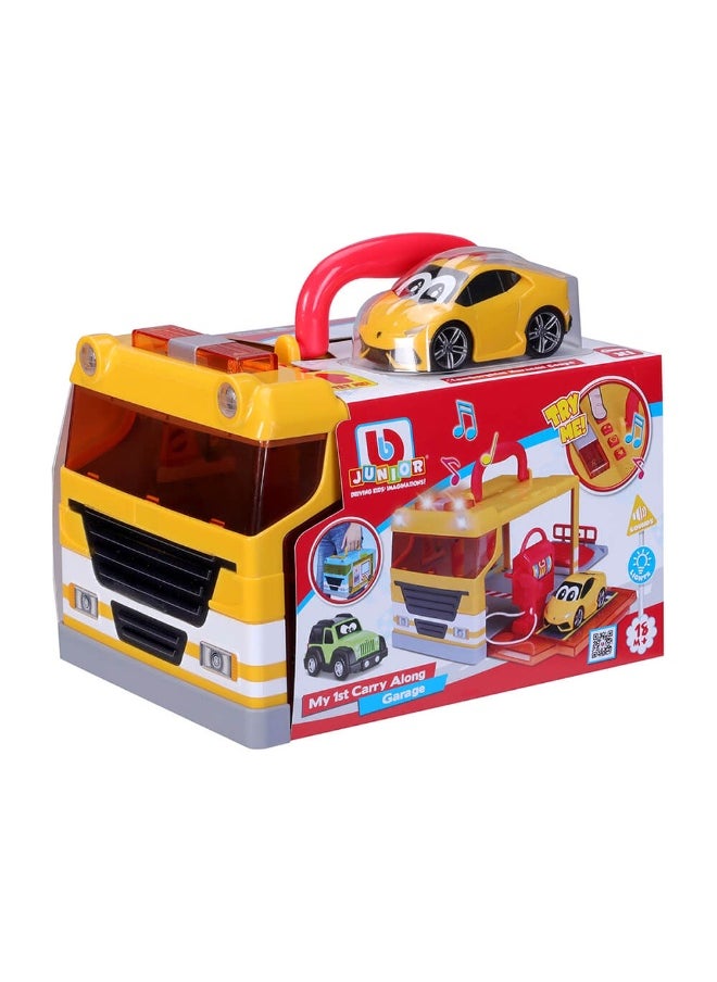 My 1St Carry Along Garage Playset (Yellow)