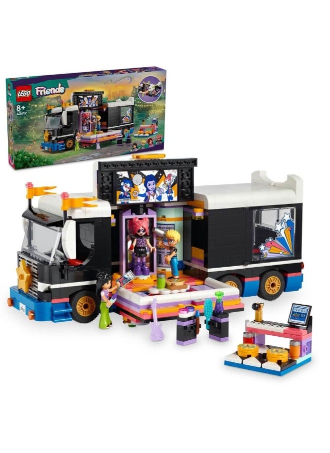 Friends Pop Star Music Tour Bus 42619 Building Toy Set (845 Pieces)