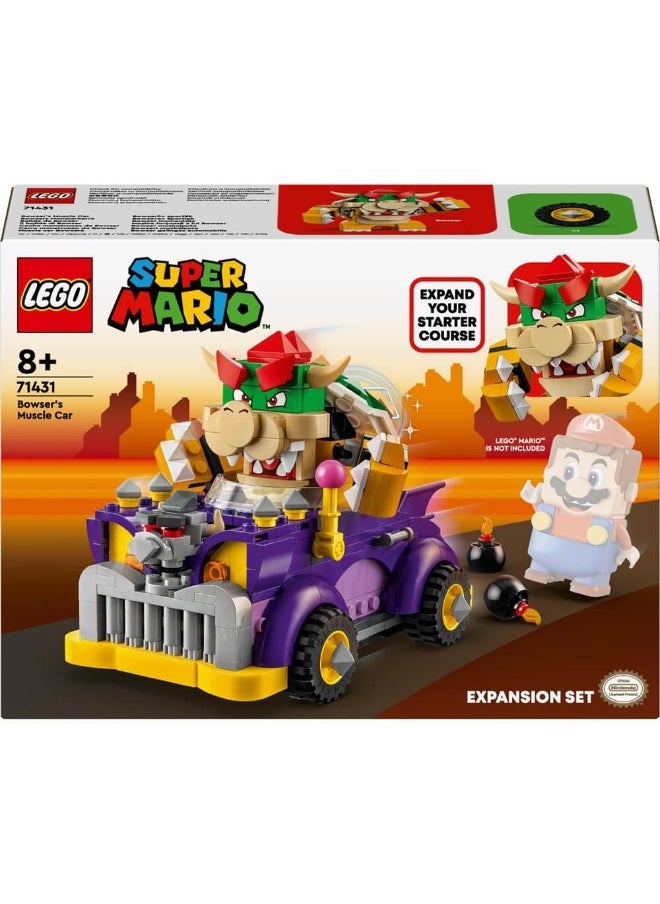 Super Mario Bowser’S Muscle Car Expansion Set 71431 (458 Pieces)