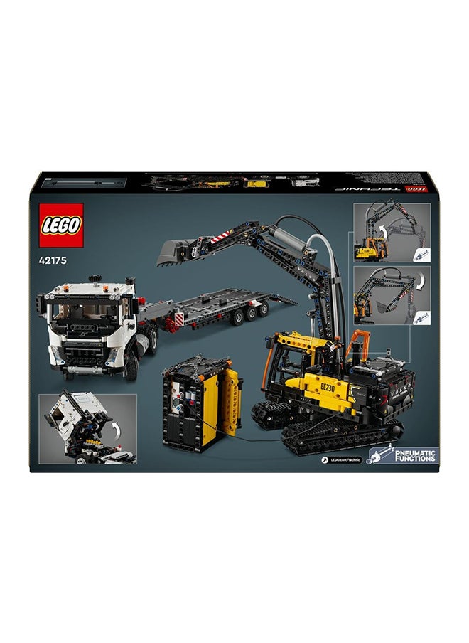 LEGO Technic Volvo FMX Truck & EC230 Electric Excavator Toy for 10 Plus Year Old Boys & Girls, Vehicle Building Set for Kids Who Love Heavy-Duty Construction Models, Birthday Gift Idea, 42175