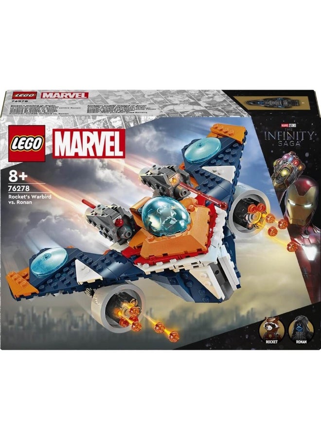 Marvel Rocket’S Warbird Vs. Ronan Kit 76278 Building Toy Set (290 Pieces)