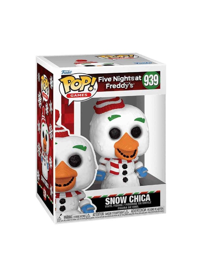 POP Games Five Nights at Freddy’s Snow Chica Vinyl Figure (12 cm)