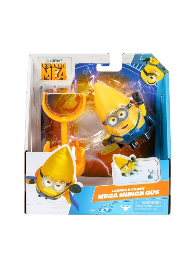 Despicable Me 4 Mega Minion Launch & Crash Gus Figure (10 cm)