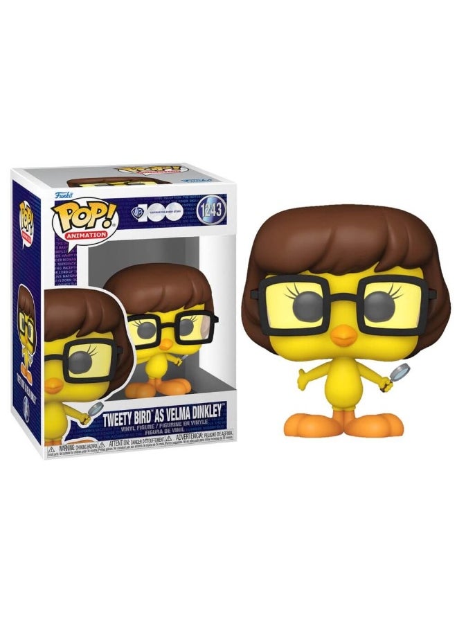 Pop Animation Warner Bros 100 Tweety Bird As Velma Dinkley Vinyl Figure