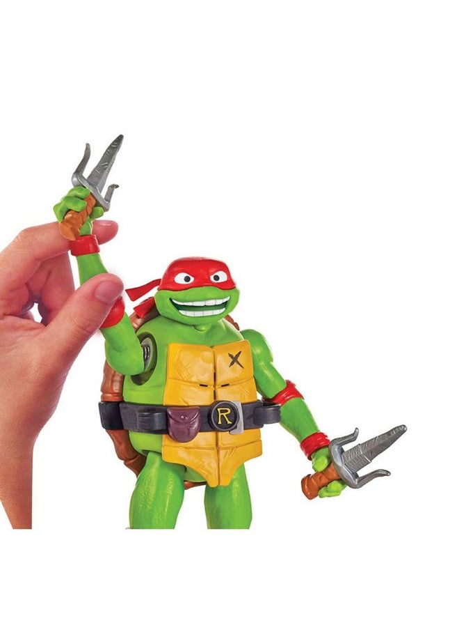 Mutant Mayhem Ninja Shouts Raphael Action Figure (13 Cm)