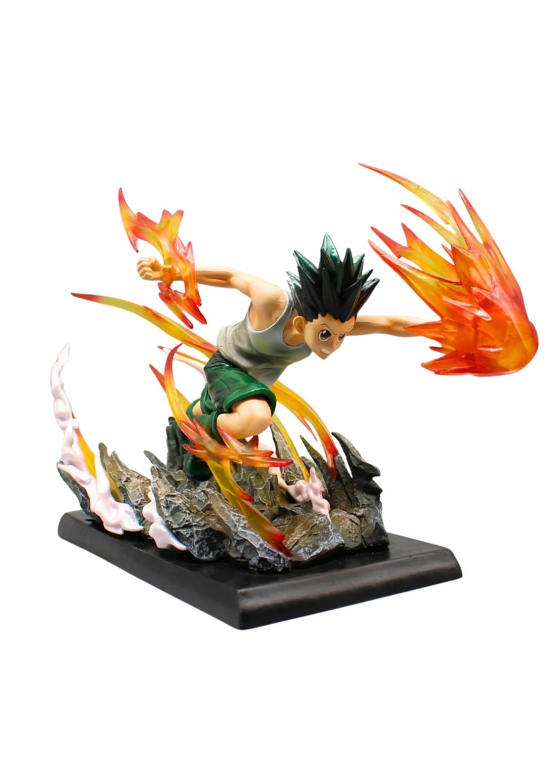 Gon Freecss PVC Action Figure - High Quality Hunter x Hunter Collectible Statue - Premium PVC Gon Figure - Limited Edition Hunter x Hunter Figure for Fans & Collectors