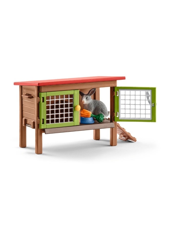 Rabbit Hutch with Enclosure Set