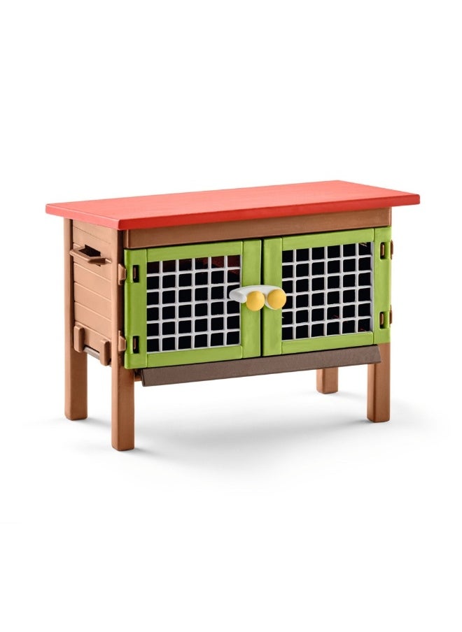 Rabbit Hutch with Enclosure Set